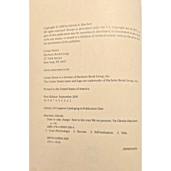 Dare to Take Charge – Glenda Hatchett – Self-Help Motivational – SelfHelpcore - Picture 2 of 7